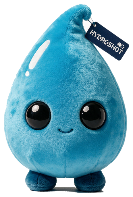 Water DRIP plush, the original blue