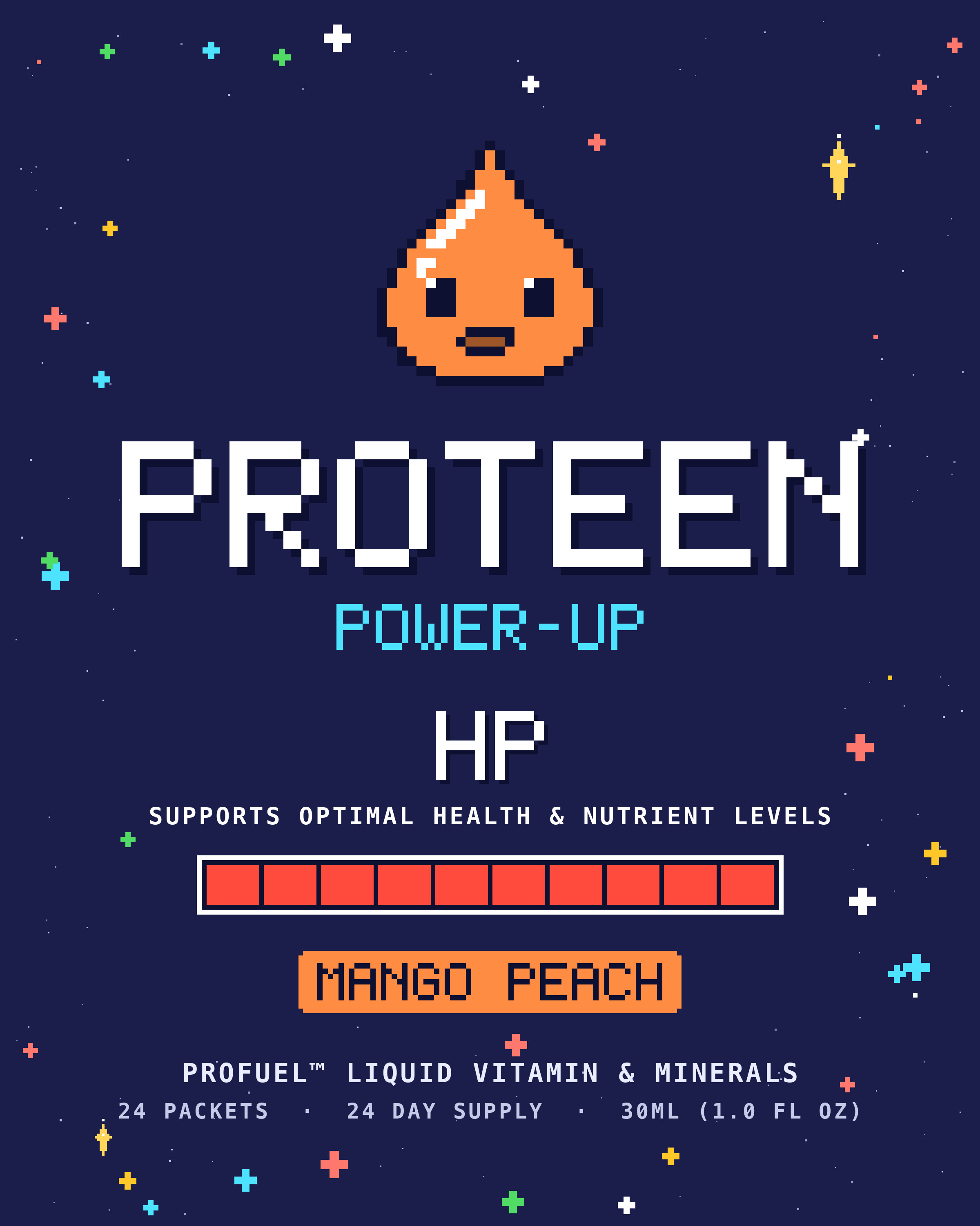 Proteen HP flat label