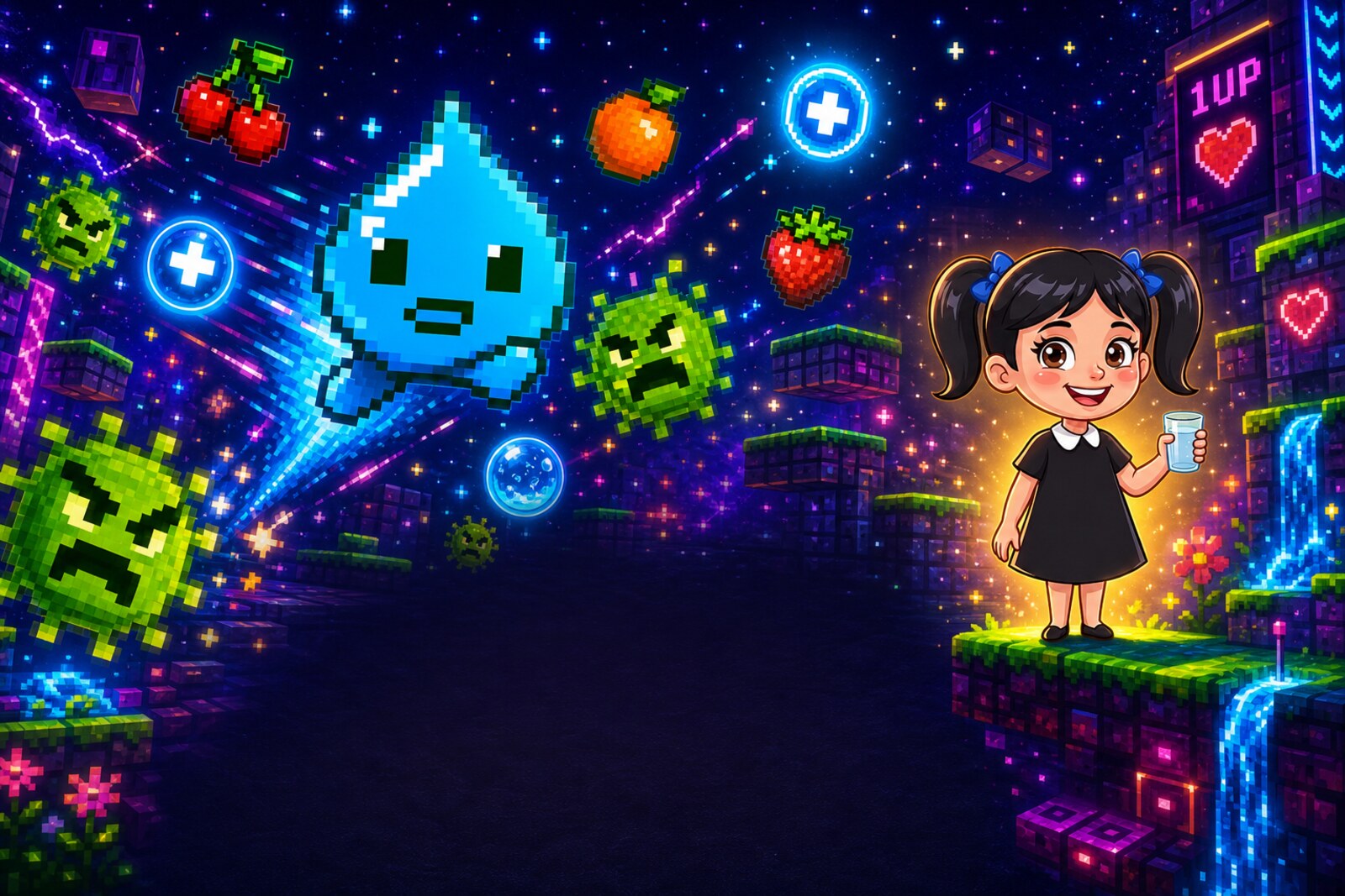 DRIP's Water Run: action platformer game
